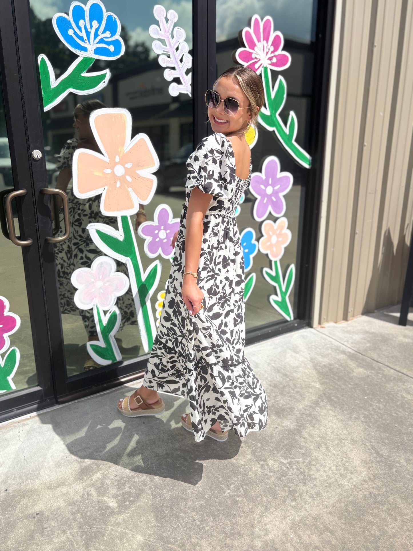 Black Scallop Dress
