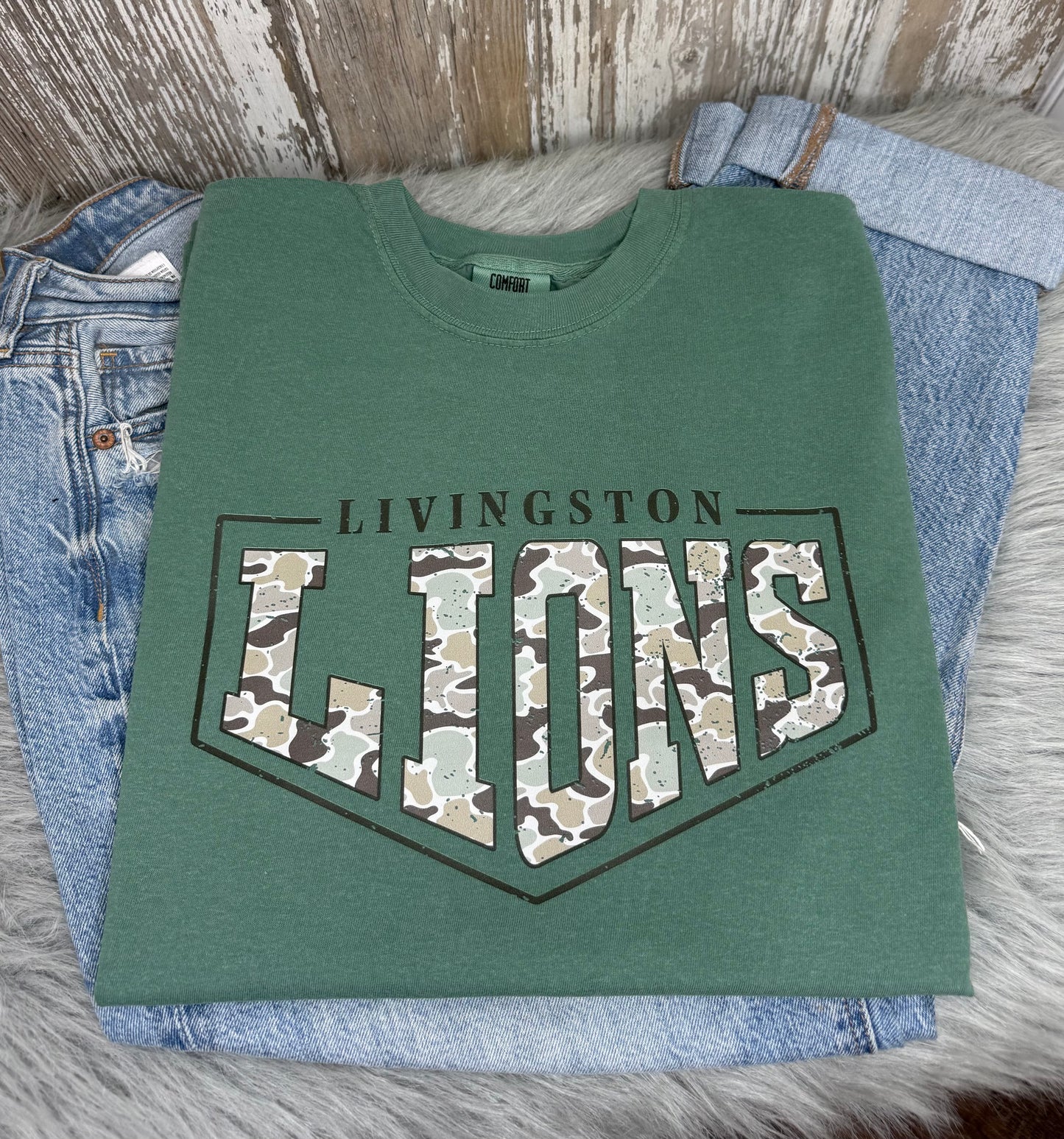 Camo Lions Tee