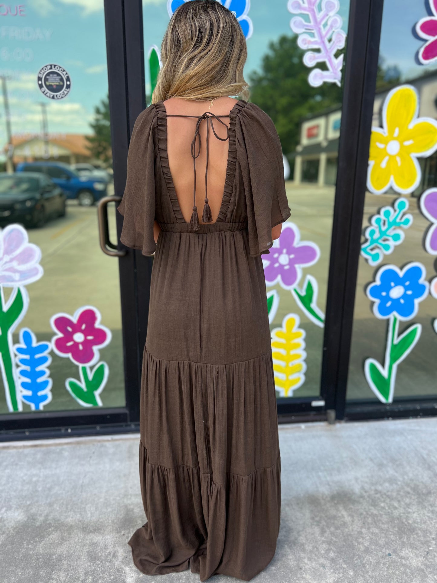 Brown Long Dress