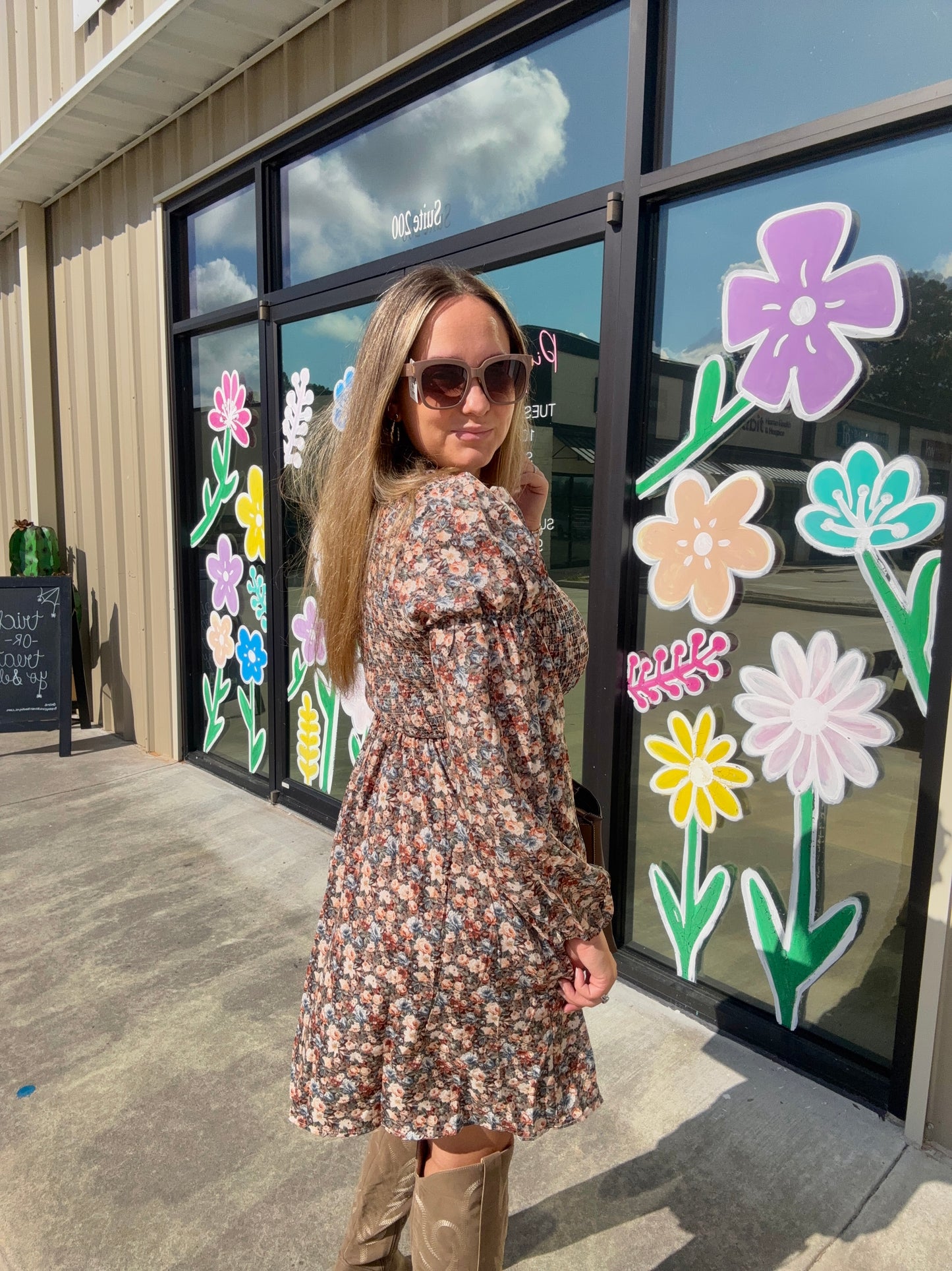 Vintage Flower Dress