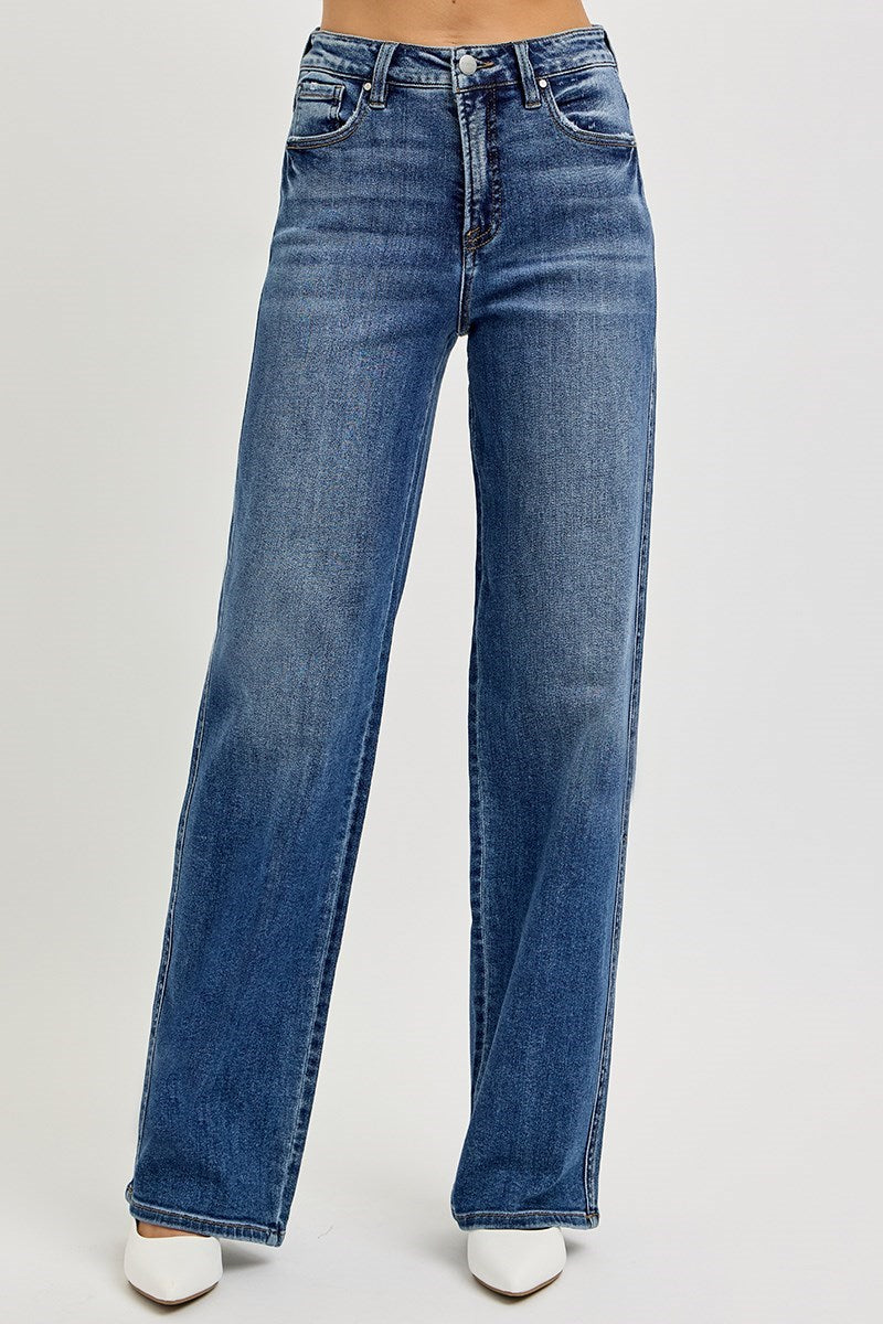 Risen Tummy Control HR Baggy Jeans
