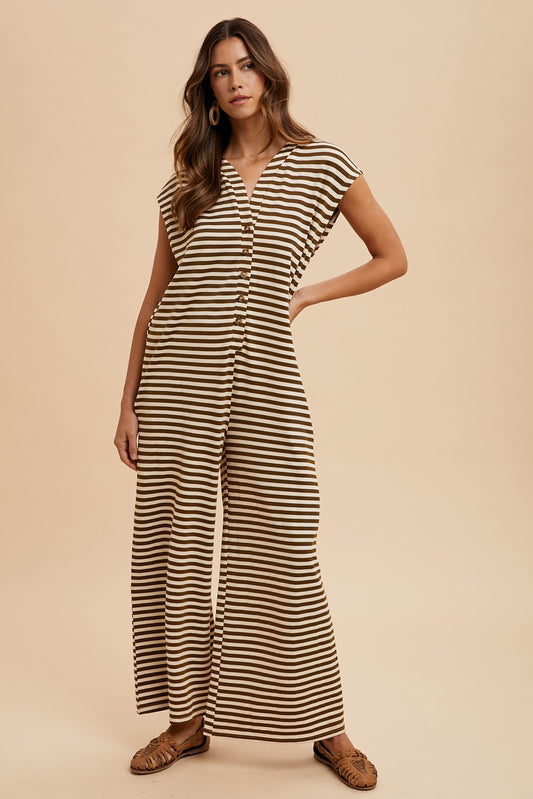Mocha Jumpsuit
