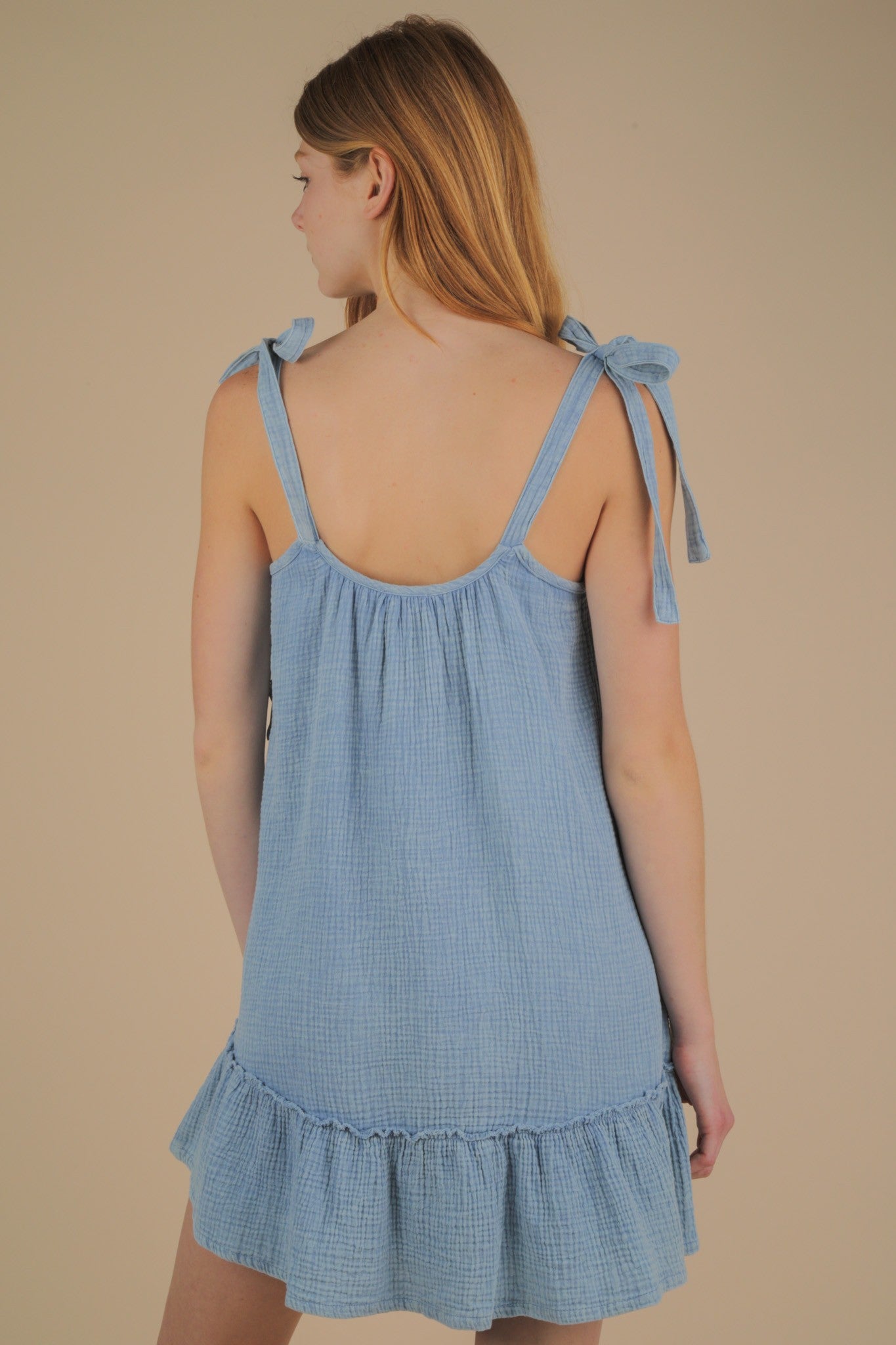 Cotton Denim Dress