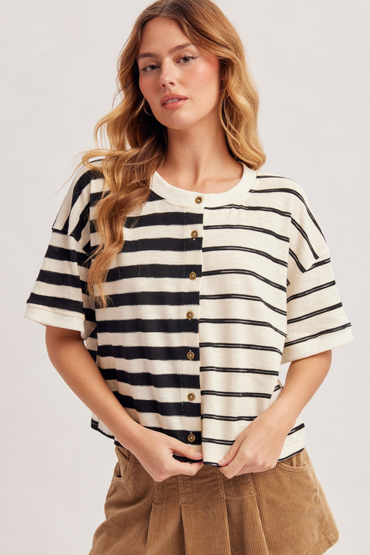 Black/White Top