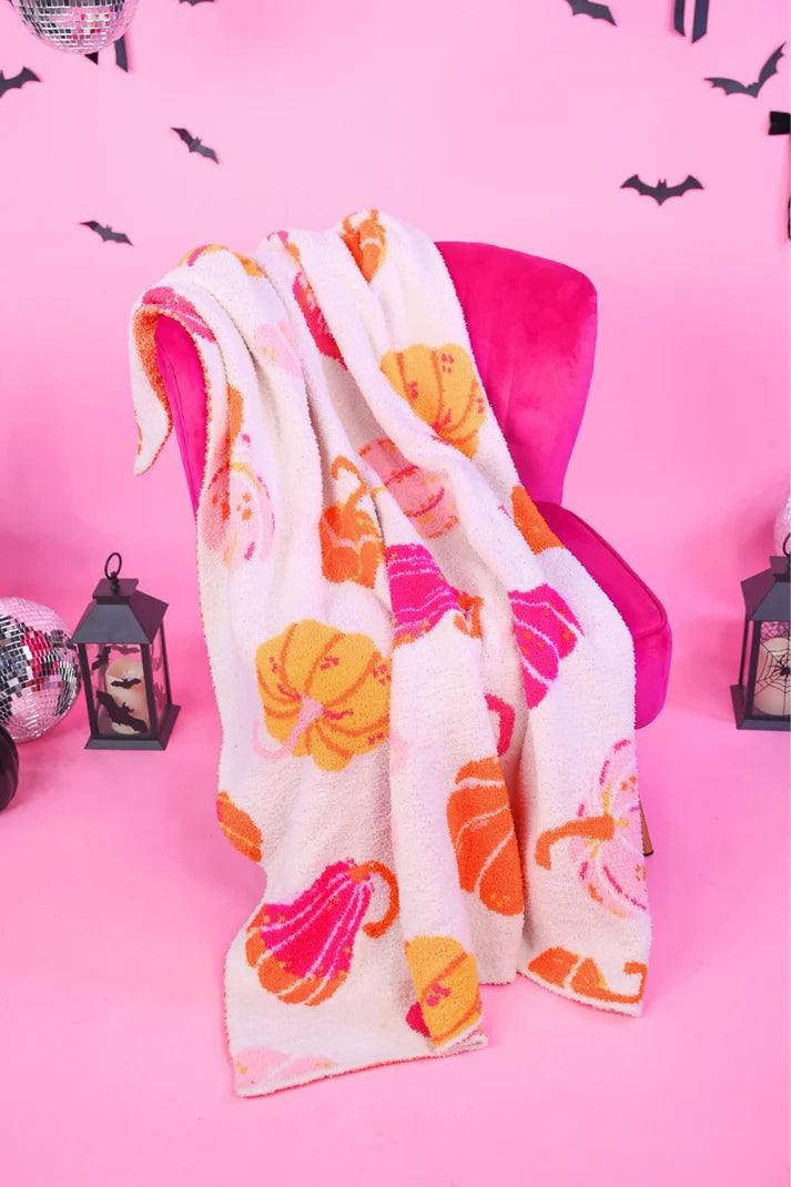 Blushing Pumpkin Blanket