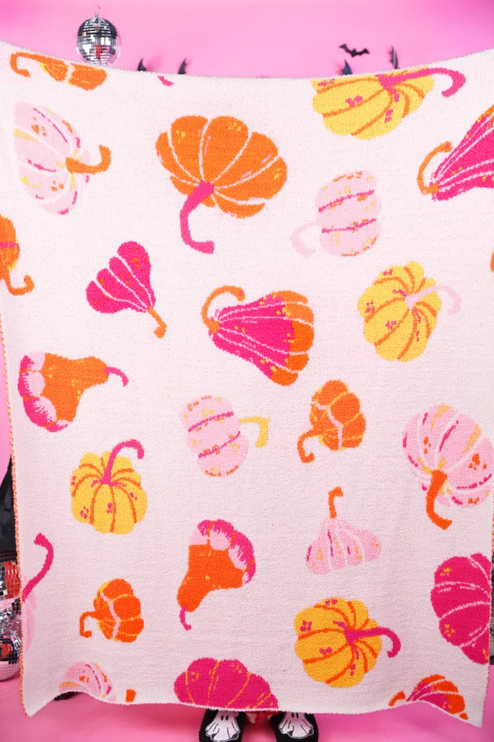 Blushing Pumpkin Blanket
