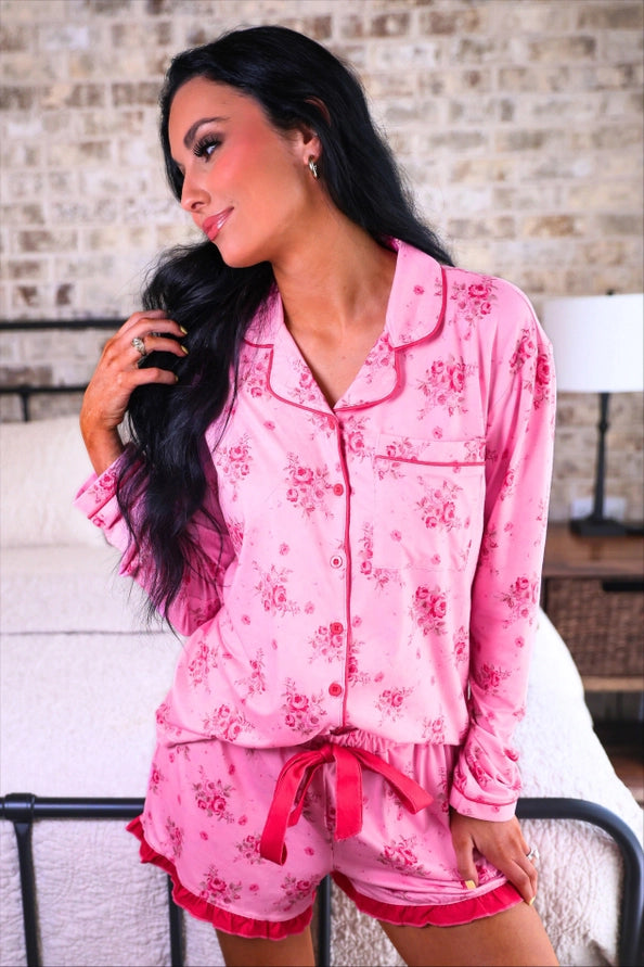 Blushing Blooms Pj Set