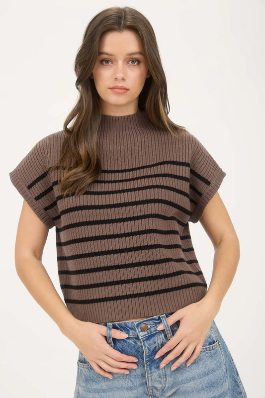Mocha Mock Top