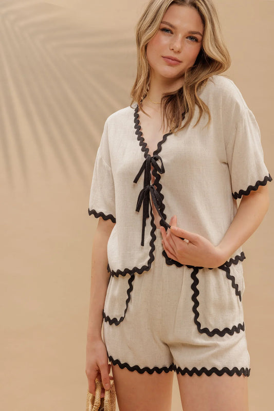 Oatmeal Linen Set