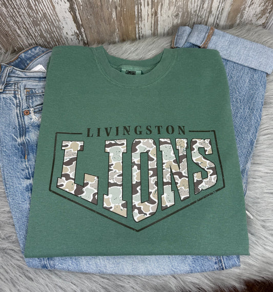 Camo Lions Tee
