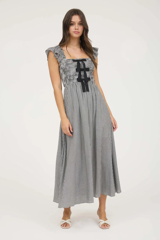 Black Plaid Dress