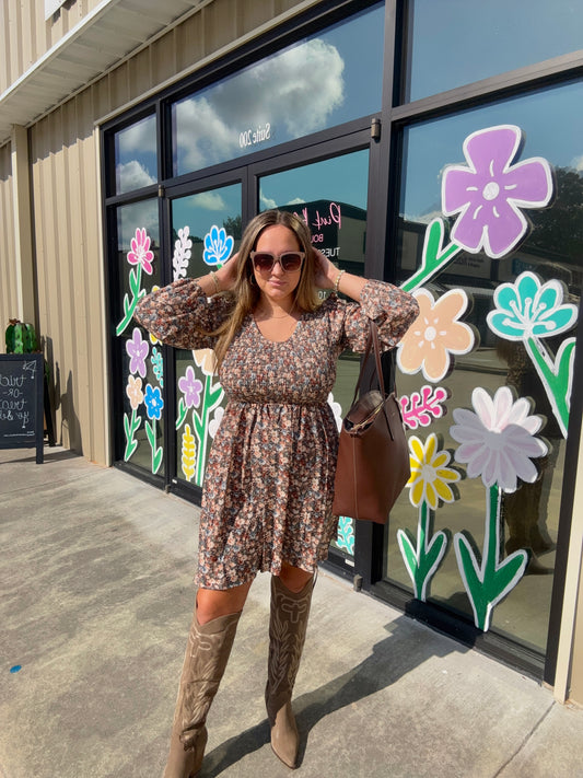 Vintage Flower Dress