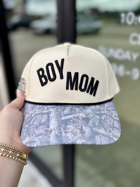 Camo Boy Mom Hat