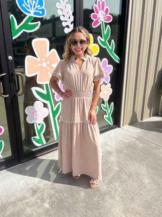 Latte Midi Dress