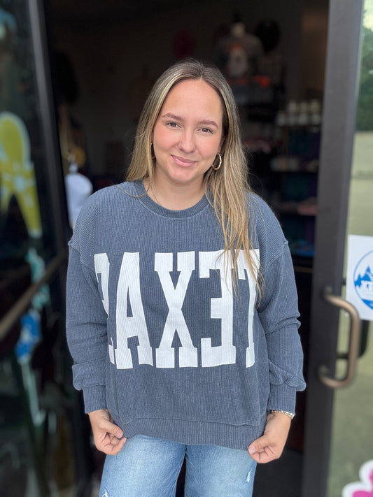 Blue TX Top
