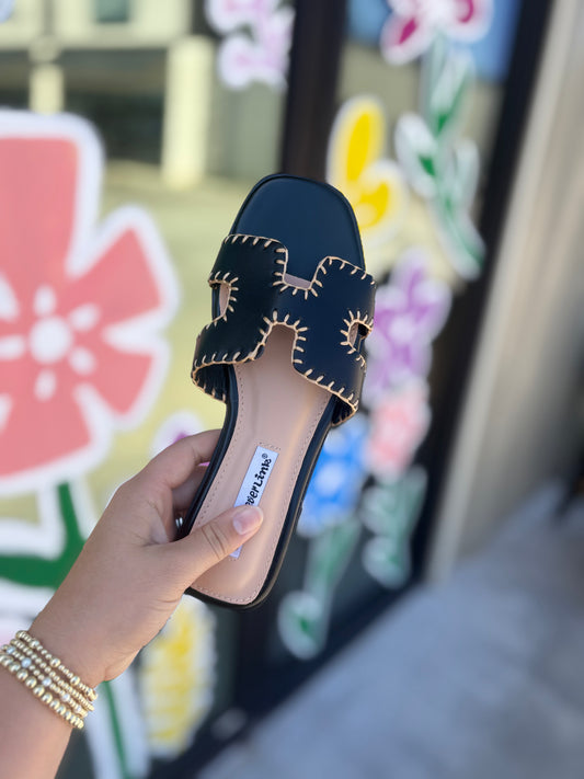 Black Emily Sandal