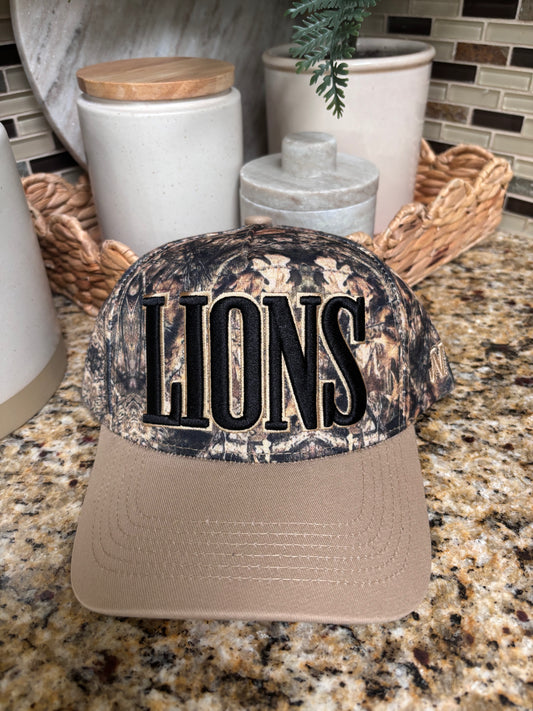 Lions Camo Hat