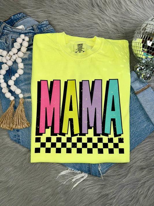 Neon Yellow Mama Tee