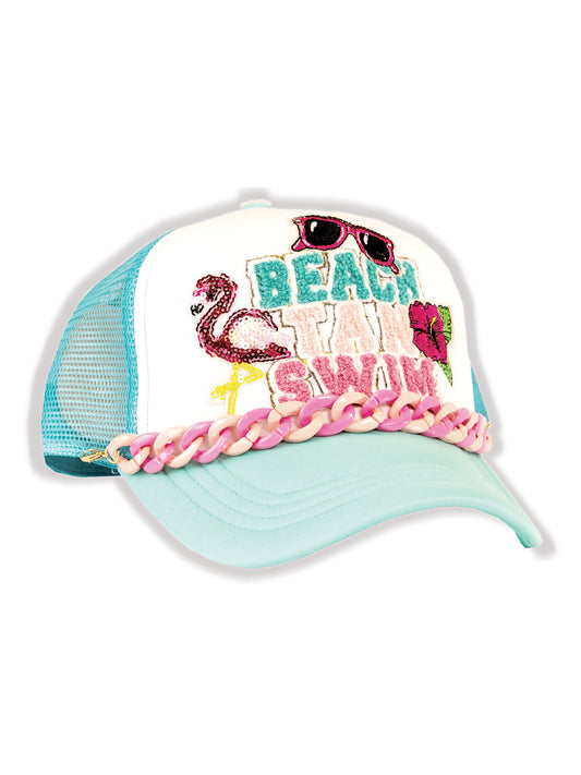 Beach Tan Swim Hat