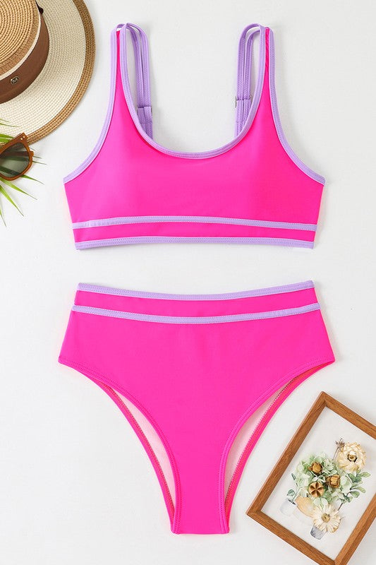 Hot Pink Bikini Set