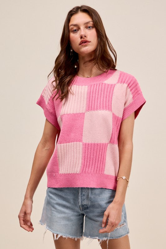 Blush/Pink Sweater Top