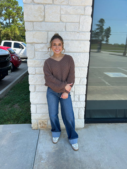 Mocha Chunky Sweater