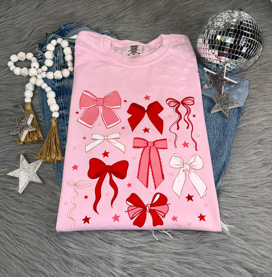 Pink Bow Tee