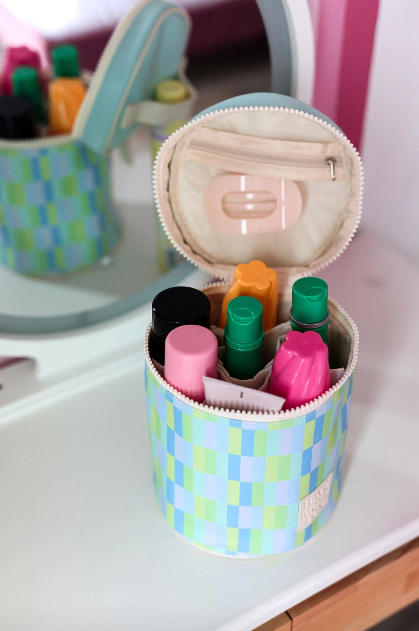 Blue/Lime Barrel Organizer