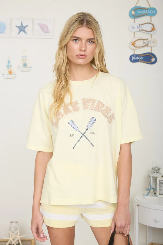 Yellow Lake Vibes Tee