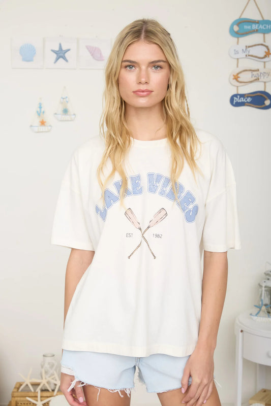 Ivory Lake Vibes Tee