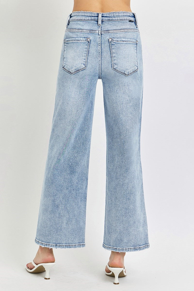 Risen Light HR Crop Wide Jeans