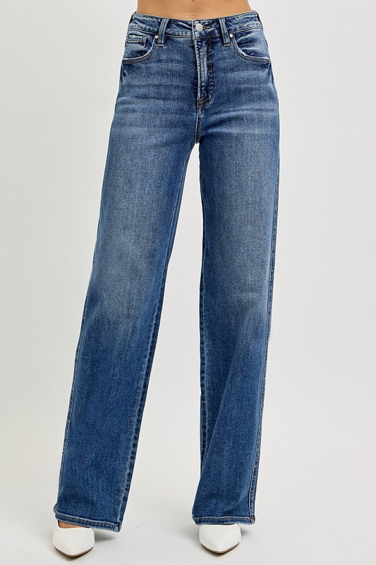 Risen Tummy Control HR Baggy Jeans