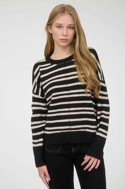 Black Stripe Sweater