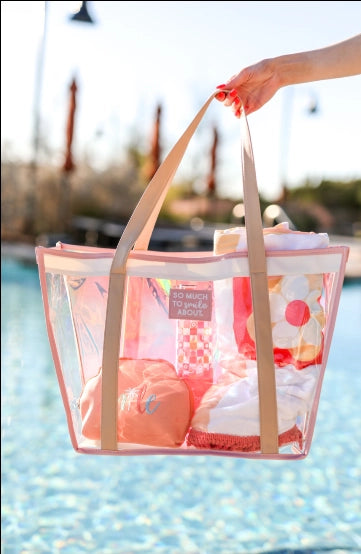 Pink Iridescent Tote