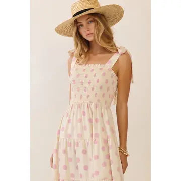 Pink Polka Dot Dress