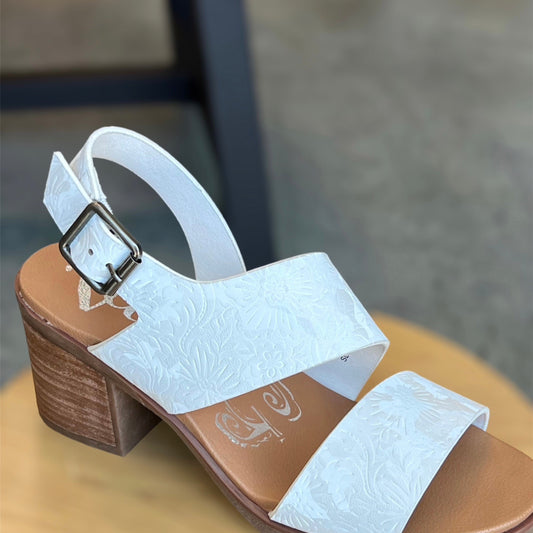 White Zarina Heel