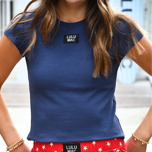 Lulu Mac Navy Top
